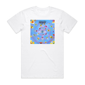 Utopia Todd Rundgrens Utopia Album Cover T-Shirt White Utopia Todd Rundgrens Utopia Album Cover T-Shirt White