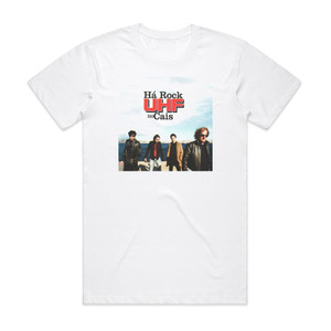 UHF H Rock No Cais Album Cover T-Shirt White UHF H Rock No Cais Album Cover T-Shirt White