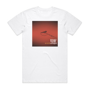 UHF Ao Norte Unplugged Cd1 Album Cover T-Shirt White UHF Ao Norte Unplugged Cd1 Album Cover T-Shirt White