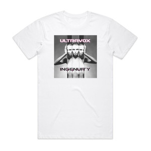 Ultravox Ingenuity 1 Album Cover T-Shirt White Ultravox Ingenuity 1 Album Cover T-Shirt White