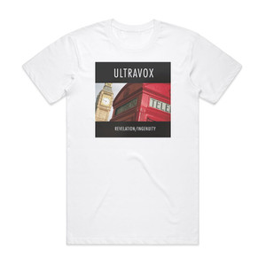 Ultravox Revelation Ingenuity Album Cover T-Shirt White Ultravox Revelation Ingenuity Album Cover T-Shirt White