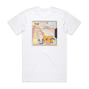UFO Strangers In The Night 3 Album Cover T-Shirt White UFO Strangers In The Night 3 Album Cover T-Shirt White