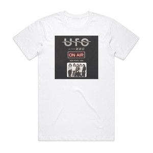 UFO At The Bbc On Air 1974 1985 1 Album Cover T-Shirt White UFO At The Bbc On Air 1974 1985 1 Album Cover T-Shirt White