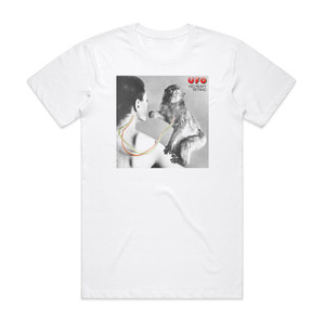 UFO No Heavy Petting Album Cover T-Shirt White UFO No Heavy Petting Album Cover T-Shirt White