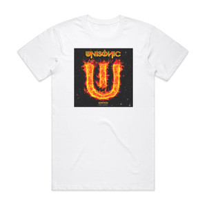Unisonic Ignition Album Cover T-Shirt White Unisonic Ignition Album Cover T-Shirt White