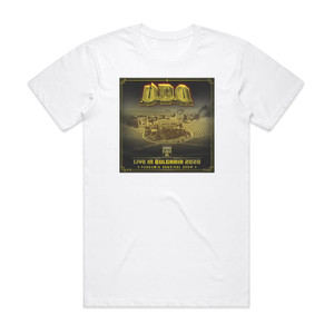 UDOO Live In Bulgaria 2020 Pandemic Survival Show Album Cover T-Shirt White UDOO Live In Bulgaria 2020 Pandemic Survival Show Album Cover T-Shirt White