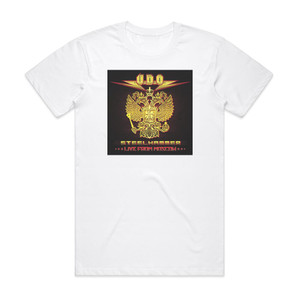 UDOO Steelhammer Live From Moscow Album Cover T-Shirt White UDOO Steelhammer Live From Moscow Album Cover T-Shirt White