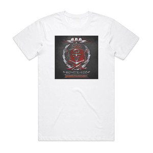 UDOO Navy Metal Night Album Cover T-Shirt White UDOO Navy Metal Night Album Cover T-Shirt White
