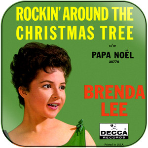 Brenda Lee Rockin Around The Christmas Tree Album Cover Sticker Brenda Lee Rockin Around The Christmas Tree Album Cover Sticker