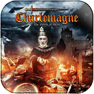 Christopher Lee Charlemagne The Omens Of Death Album Cover Sticker