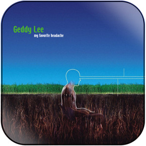 Geddy Lee My Favorite Headache Album Cover Sticker Geddy Lee My Favorite Headache Album Cover Sticker