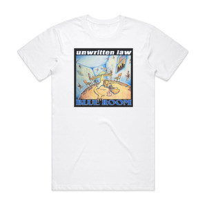 Unwritten Law Blue Room 1 Album Cover T-Shirt White Unwritten Law Blue Room 1 Album Cover T-Shirt White