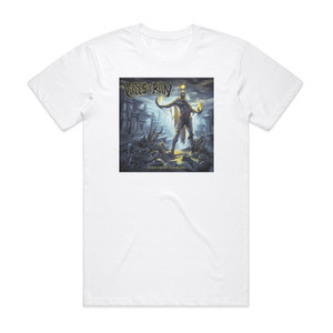 Voices of Ruin Born From The Dark Album Cover T-Shirt White Voices of Ruin Born From The Dark Album Cover T-Shirt White