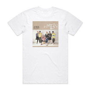 VIXX Boys Record Album Cover T-Shirt White VIXX Boys Record Album Cover T-Shirt White