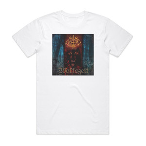Varg Wolfszeit Album Cover T-Shirt White Varg Wolfszeit Album Cover T-Shirt White