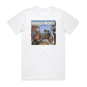 Village People Go West Album Cover T-Shirt White Village People Go West Album Cover T-Shirt White