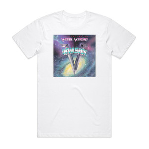 Vinnie Vincent Invasion All Systems Go Album Cover T-Shirt White Vinnie Vincent Invasion All Systems Go Album Cover T-Shirt White