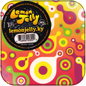 Lemon Jelly Lemonjellyky Album Cover Sticker Lemon Jelly Lemonjellyky Album Cover Sticker