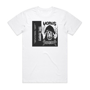 Vorus Horror Death Metal Album Cover T-Shirt White Vorus Horror Death Metal Album Cover T-Shirt White