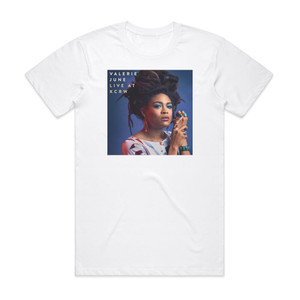 Valerie June Live At Kcrw Album Cover T-Shirt White Valerie June Live At Kcrw Album Cover T-Shirt White