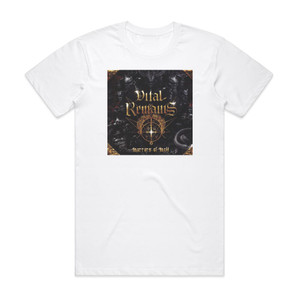 Vital Remains Horrors Of Hell Album Cover T-Shirt White Vital Remains Horrors Of Hell Album Cover T-Shirt White