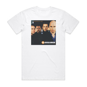 Vertical Horizon Everything You Want Album Cover T-Shirt White Vertical Horizon Everything You Want Album Cover T-Shirt White