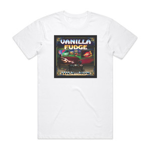 Vanilla Fudge Then And Now Album Cover T-Shirt White Vanilla Fudge Then And Now Album Cover T-Shirt White
