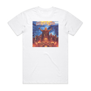 Various Artists Pagan Fire Album Cover T-Shirt White Various Artists Pagan Fire Album Cover T-Shirt White