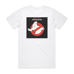 Various Artists Ghostbusters 1 Album Cover T-Shirt White Various Artists Ghostbusters 1 Album Cover T-Shirt White