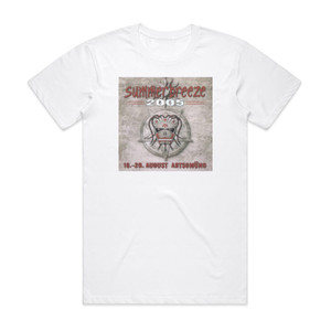 Various Artists Summer Breeze 2005 Promo Cd Album Cover T-Shirt White Various Artists Summer Breeze 2005 Promo Cd Album Cover T-Shirt White