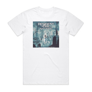 Various Artists Resident Evil Apocalypse Album Cover T-Shirt White Various Artists Resident Evil Apocalypse Album Cover T-Shirt White