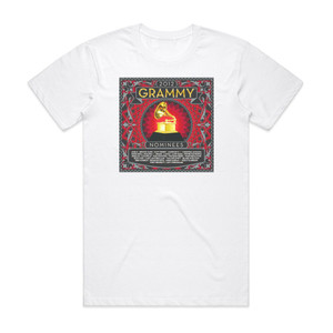 Various Artists 2012 Grammy Nominees Album Cover T-Shirt White Various Artists 2012 Grammy Nominees Album Cover T-Shirt White
