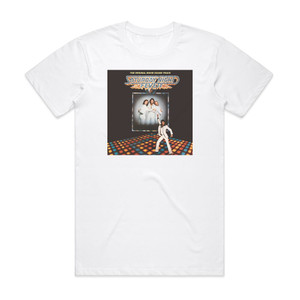 Various Artists Saturday Night Fever Album Cover T-Shirt White Various Artists Saturday Night Fever Album Cover T-Shirt White
