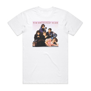 Various Artists The Breakfast Club Album Cover T-Shirt White Various Artists The Breakfast Club Album Cover T-Shirt White