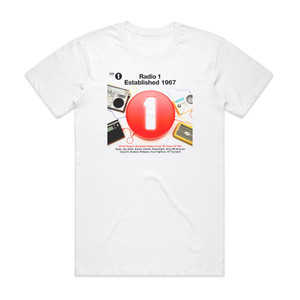 Various Artists Radio 1 Established 1967 Album Cover T-Shirt White Various Artists Radio 1 Established 1967 Album Cover T-Shirt White
