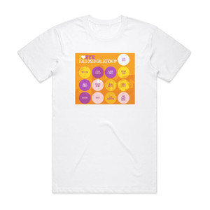 Various Artists Izyx Italo Disco Collection 19 Album Cover T-Shirt White Various Artists Izyx Italo Disco Collection 19 Album Cover T-Shirt White