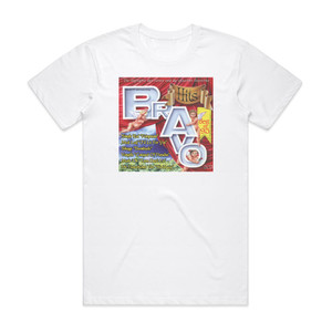 Various Artists Bravo Hits Best Of 95 Album Cover T-Shirt White Various Artists Bravo Hits Best Of 95 Album Cover T-Shirt White