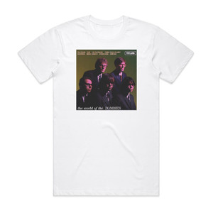 Various Artists The World Of The Zombies Album Cover T-Shirt White Various Artists The World Of The Zombies Album Cover T-Shirt White