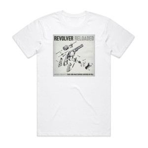 Various Artists Mojo Revolver Reloaded Album Cover T-Shirt White Various Artists Mojo Revolver Reloaded Album Cover T-Shirt White