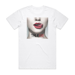 Various Artists True Blood Album Cover T-Shirt White Various Artists True Blood Album Cover T-Shirt White