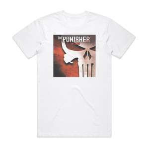 Various Artists The Punisher Album Cover T-Shirt White Various Artists The Punisher Album Cover T-Shirt White