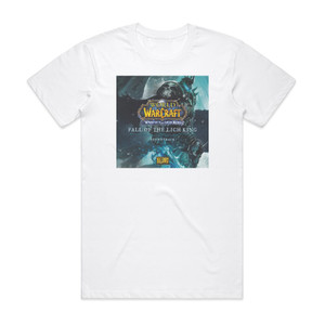 Various Artists World Of Warcraft Wrath Of The Lich King Fall Of The Lich Ki Album Cover T-Shirt White Various Artists World Of Warcraft Wrath Of The Lich King Fall Of The Lich Ki Album Cover T-Shirt White