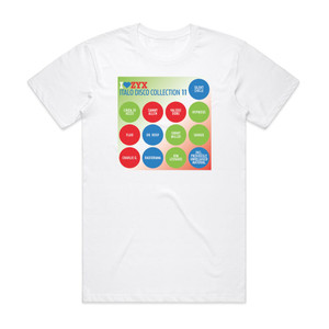 Various Artists Izyx Italo Disco Collection 11 Album Cover T-Shirt White Various Artists Izyx Italo Disco Collection 11 Album Cover T-Shirt White