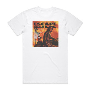 Various Artists Escape From La Album Cover T-Shirt White