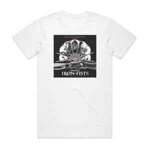 Various Artists The Man With The Iron Fists Album Cover T-Shirt White Various Artists The Man With The Iron Fists Album Cover T-Shirt White