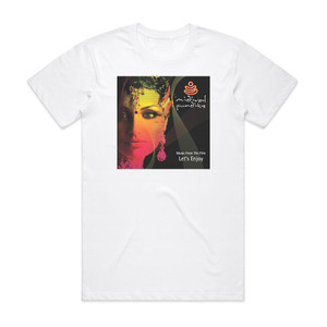 Various Artists Lets Enjoy Album Cover T-Shirt White Various Artists Lets Enjoy Album Cover T-Shirt White