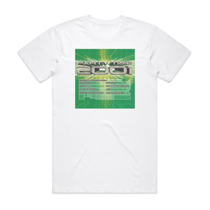 Various Artists Party Time 2001 Album Cover T-Shirt White Various Artists Party Time 2001 Album Cover T-Shirt White
