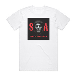 Various Artists Songs Of Anarchy Vol 4 Album Cover T-Shirt White Various Artists Songs Of Anarchy Vol 4 Album Cover T-Shirt White