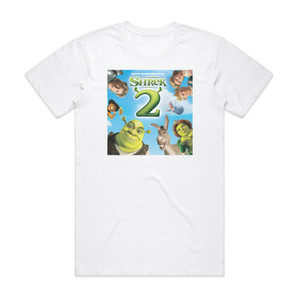 Various Artists Shrek 2 Album Cover T-Shirt White Various Artists Shrek 2 Album Cover T-Shirt White