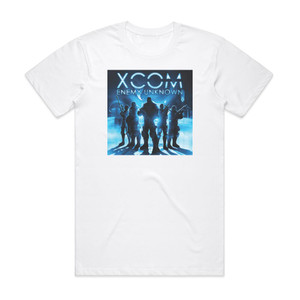 Various Artists Xcom Enemy Unknown Soundtrack Album Cover T-Shirt White Various Artists Xcom Enemy Unknown Soundtrack Album Cover T-Shirt White